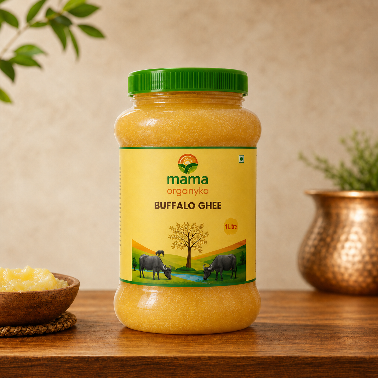 Mama Organyka Pure Buffalo Ghee 1 Litre