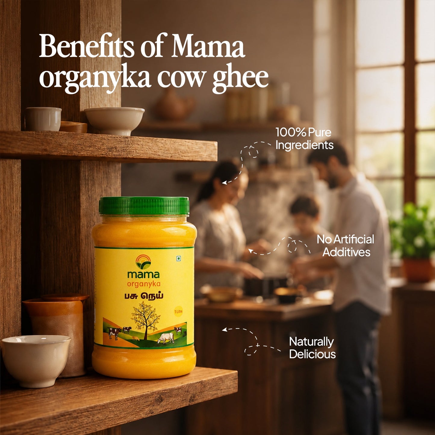 Mama Organyka Pure Cow Ghee - mamaorganyka
