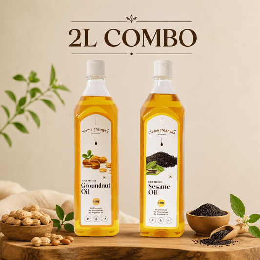 2L Combo ( Sesame 1L + Groundnut 1L ) - mamaorganyka