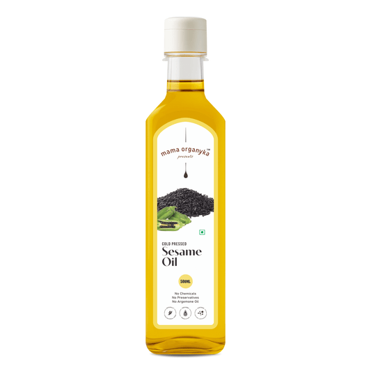 Cold Pressed Sesame / Gingelly Oil 500ml - mamaorganyka