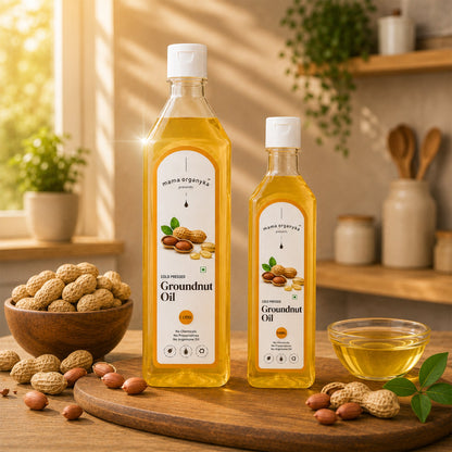 Mama Organyka Cold Pressed Groundnut Oil - mamaorganyka