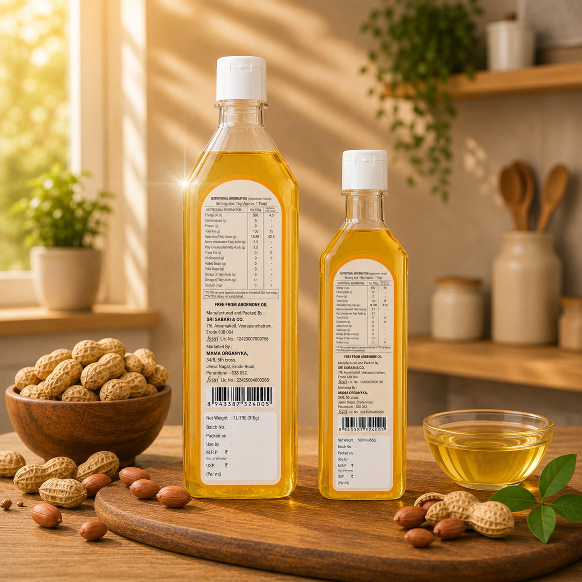 Mama Organyka Cold Pressed Groundnut Oil - mamaorganyka