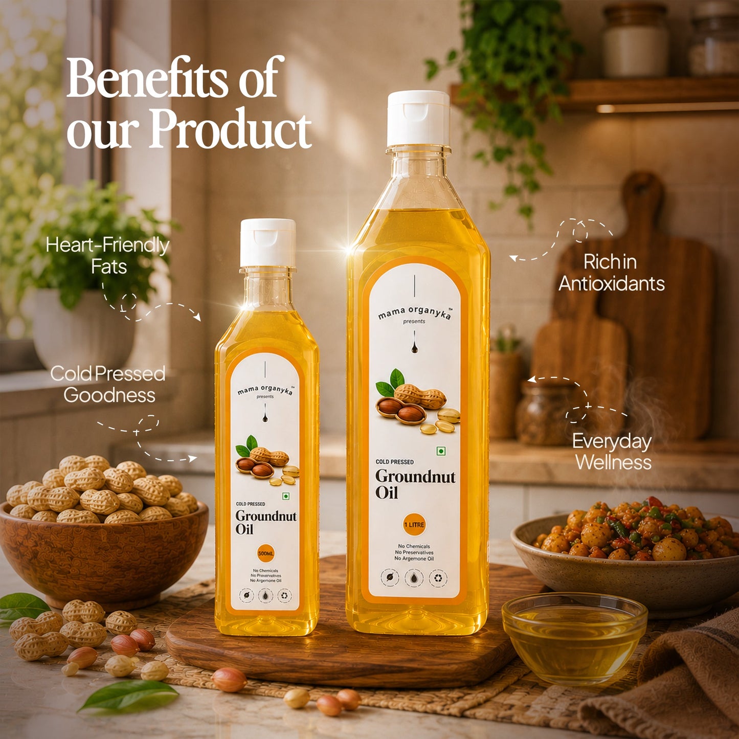 Mama Organyka Cold Pressed Groundnut Oil - mamaorganyka