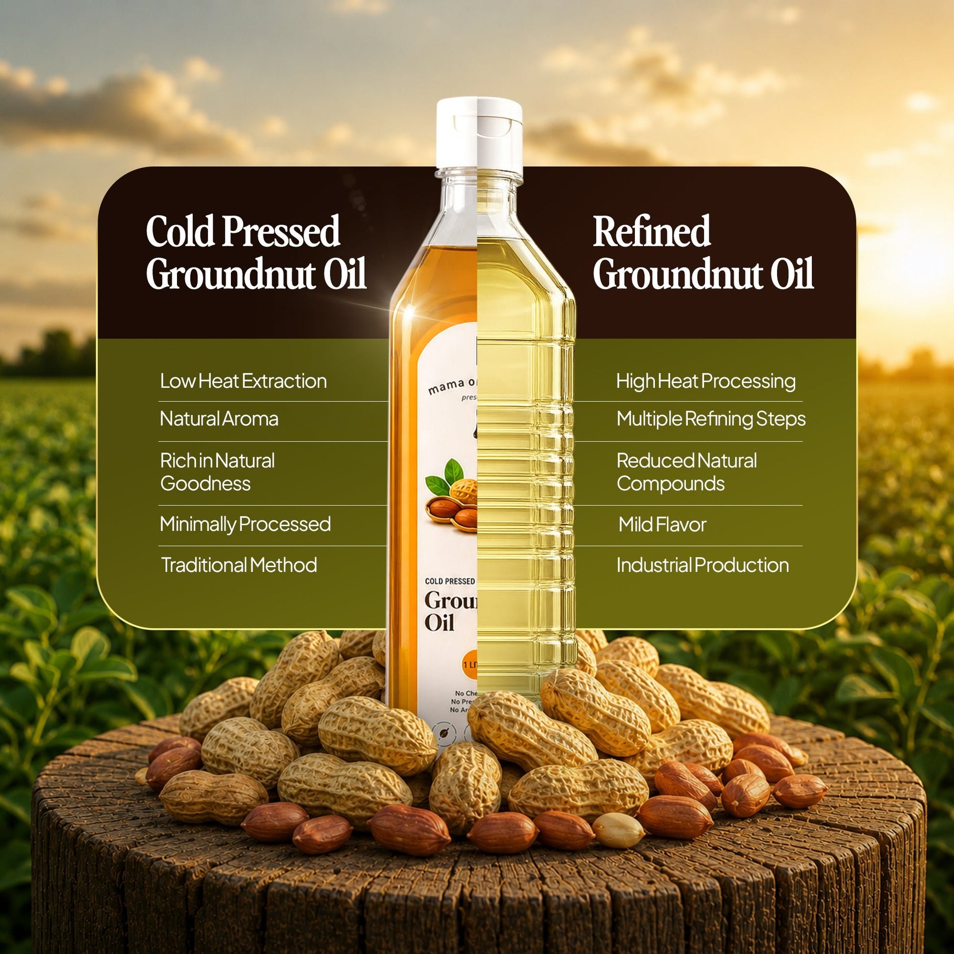 Mama Organyka Cold Pressed Groundnut Oil - mamaorganyka
