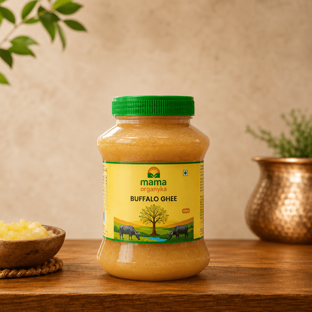 Mama Organyka Pure Buffalo Ghee 500ml - mamaorganyka