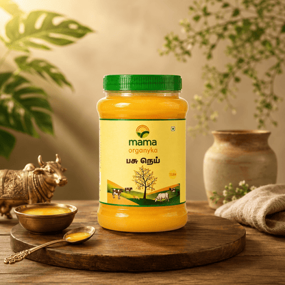 Mama Organyka Pure Cow Ghee 1 Litre - mamaorganyka