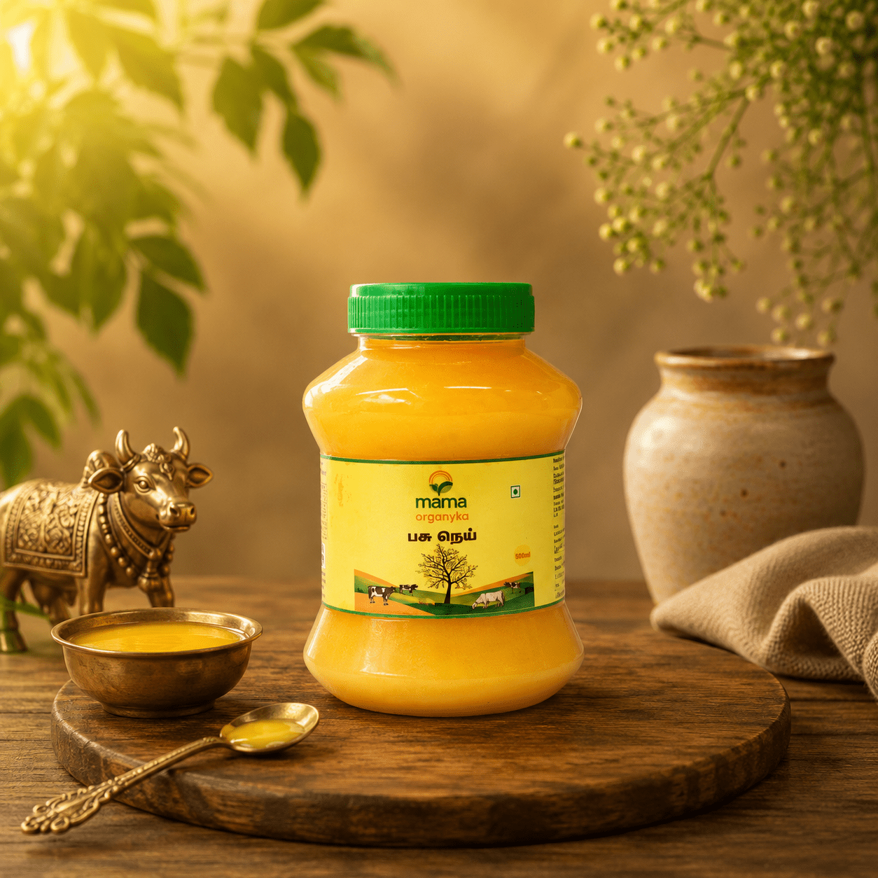 Mama Organyka Pure Cow Ghee 500ml - mamaorganyka