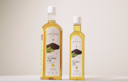 Pure Cold Pressed Sesame Oil blended with Palm Jaggery – 1000 mL